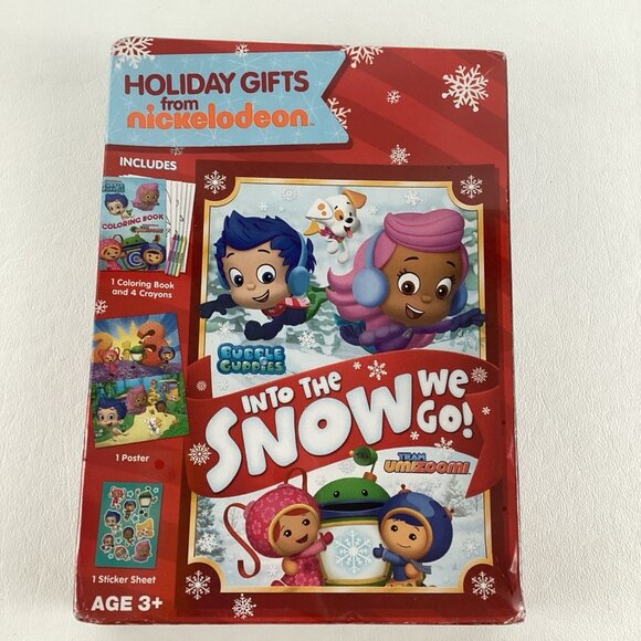 Nickelodeon Other - Nickelodeon Holiday Gift Pack Bubble Guppies DVD Umizoomi Coloring Book Poster